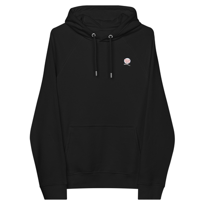 Extra soft back hoodie with small Mwohae logo on the left chest