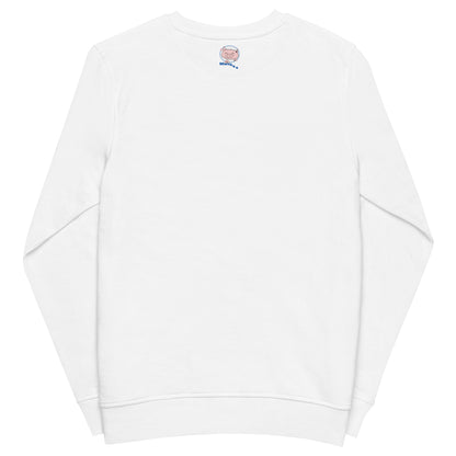 White extra soft longsleeve with small Mwohae logo on the back